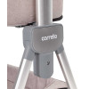 Carrello Aria CRL-16402 - детская приставная кроватка 2в1 от рождения (4 колеса, регулировка по высоте, большая корзина для вещей) • Silver Grey