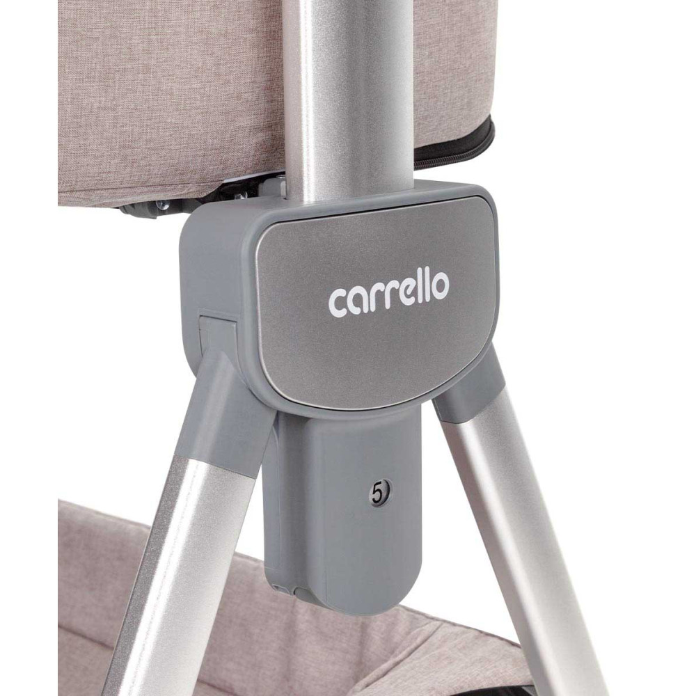 Carrello Aria CRL-16401 - детская приставная кроватка-манеж 3в1 от рождения (4 колеса, регулировка по высоте, большая корзина для вещей) • Cream Beige Carrello Aria CRL-16401 - детская приставная кроватка-манеж 3в1 от рождения (4 колеса, регулировка по высоте, большая корзина для вещей) • Cream Beige