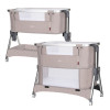 Carrello Aria CRL-16401 - приставне ліжечко-манеж 3в1 з регулюванням висоти, колесами та кошиком • Cream Beige Carrello Aria CRL-16401 - приставне ліжечко-манеж 3в1 з регулюванням висоти, колесами та кошиком • Cream Beige