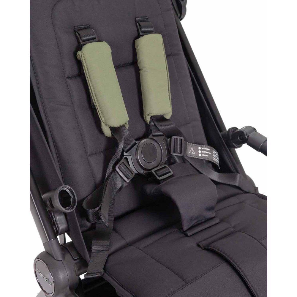 Carrello Atom S CRL-5526 - прогулянкова коляска з автоматичним складанням, компактний візок для подорожей, рюкзак для транспортування в комплекті • Antique Green Carrello Atom S CRL-5526 - прогулянкова коляска з автоматичним складанням, компактний візок для подорожей, рюкзак для транспортування в комплекті • Antique Green