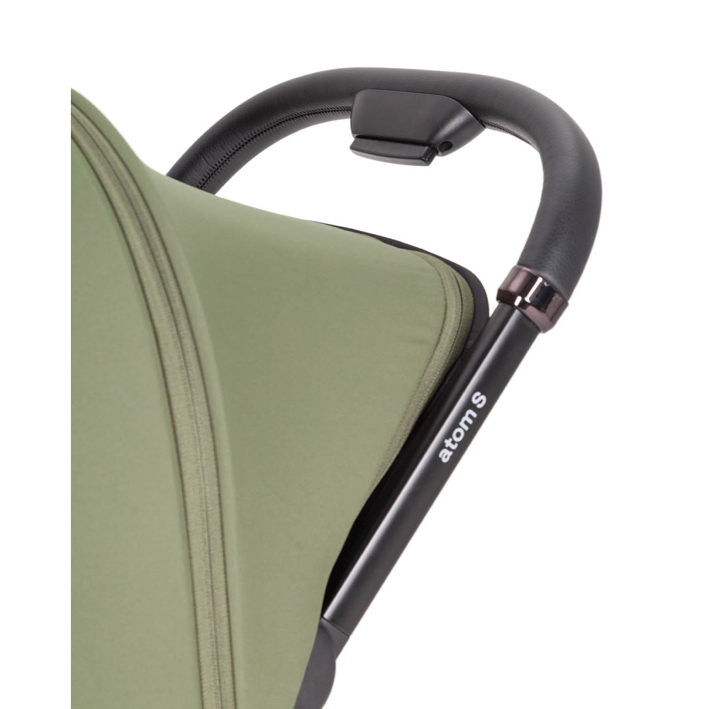 Carrello Atom S CRL-5526 - прогулянкова коляска з автоматичним складанням, компактний візок для подорожей, рюкзак для транспортування в комплекті • Antique Green Carrello Atom S CRL-5526 - прогулянкова коляска з автоматичним складанням, компактний візок для подорожей, рюкзак для транспортування в комплекті • Antique Green