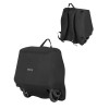 Carrello Atom S CRL-5526 - прогулянкова коляска з автоматичним складанням, компактний візок для подорожей, рюкзак для транспортування в комплекті • Antique Green