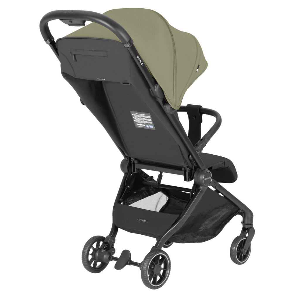 Carrello Atom S CRL-5526 - прогулянкова коляска з автоматичним складанням, компактний візок для подорожей, рюкзак для транспортування в комплекті • Antique Green Carrello Atom S CRL-5526 - прогулянкова коляска з автоматичним складанням, компактний візок для подорожей, рюкзак для транспортування в комплекті • Antique Green
