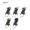Carrello Atom S CRL-5526 - прогулянкова коляска з автоматичним складанням, компактний візок для подорожей, рюкзак для транспортування в комплекті • Antique Green