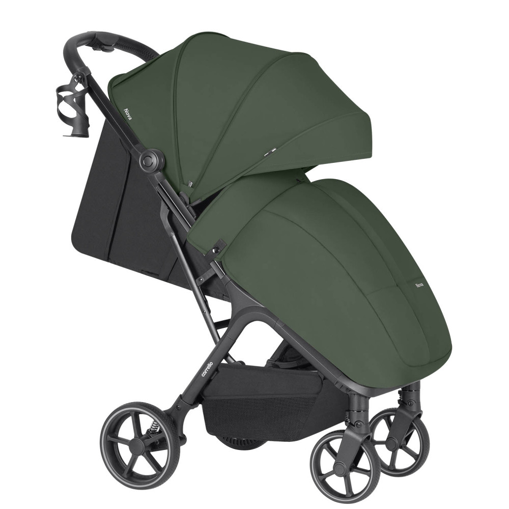 Carrello Nova Plus 2025 CRL-5524 - прогулянкова коляска з автоматичним складанням, компактний візок (збільшені колеса, чохол на ніжки з блискавкою) • Aspen Green Carrello Nova Plus 2025 CRL-5524 - прогулянкова коляска з автоматичним складанням, компактний візок (збільшені колеса, чохол на ніжки з блискавкою) • Aspen Green