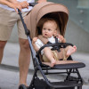 Carrello Nova Plus 2025 CRL-5524 - прогулочная коляска с автоматическим складыванием (увеличенные колеса, чехол на ножки с молнией) • Fleet Blue
