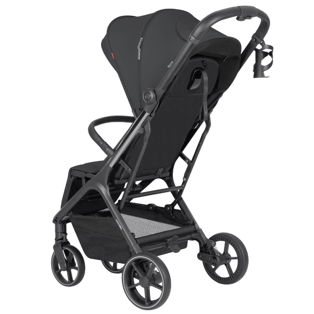 Carrello Nova Plus 2025 CRL-5524 - прогулочная коляска с автоматическим складыванием (увеличенные колеса, чехол на ножки с молнией) • Marengo Grey