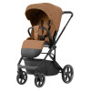 Carrello Alfa CRL-6522 - легкая детская коляска 2в1 с регулировкой высоты люльки и прогулочного сиденья (телескопическая ручка) • Honey Beige