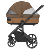 Carrello Alfa CRL-6522 - легкая детская коляска 2в1 с регулировкой высоты люльки и прогулочного сиденья (телескопическая ручка) • Honey Beige