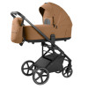 Carrello Alfa CRL-6522 - легкая детская коляска 2в1 с регулировкой высоты люльки и прогулочного сиденья (телескопическая ручка) • Honey Beige