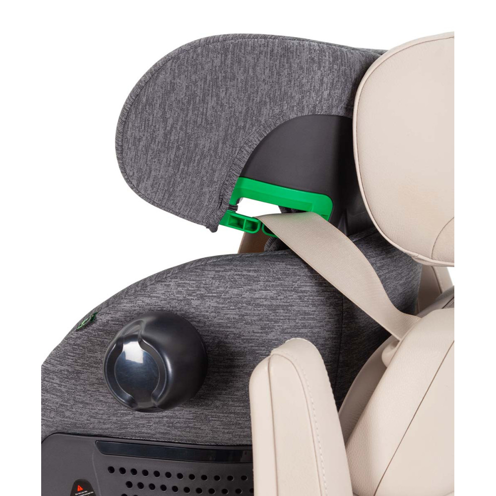 Carrello Meteorit+ CRL-17515 - детское автокресло i-Size (0 – 12 лет / 40 – 150 см) с функцией поворота 360 по ходу и против направления движения, боковая защита, крепление Isofix • Carbon Grey