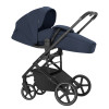 Carrello Alfa CRL-6522 - легкая детская коляска 2в1 с регулировкой высоты люльки и прогулочного сиденья (телескопическая ручка) • Denim Blue