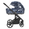 Carrello Alfa CRL-6522 - легкая детская коляска 2в1 с регулировкой высоты люльки и прогулочного сиденья (телескопическая ручка) • Denim Blue