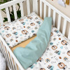 Змінна постіль Маленька Соня Baby Dream Леви з веселками Mint