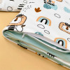 Змінна постіль Маленька Соня Baby Dream Леви з веселками Mint