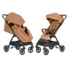 Carrello Forza CRL-5535 - легкая прогулочная коляска с автоматическим складыванием, стильная городская коляска • Clam Beige 