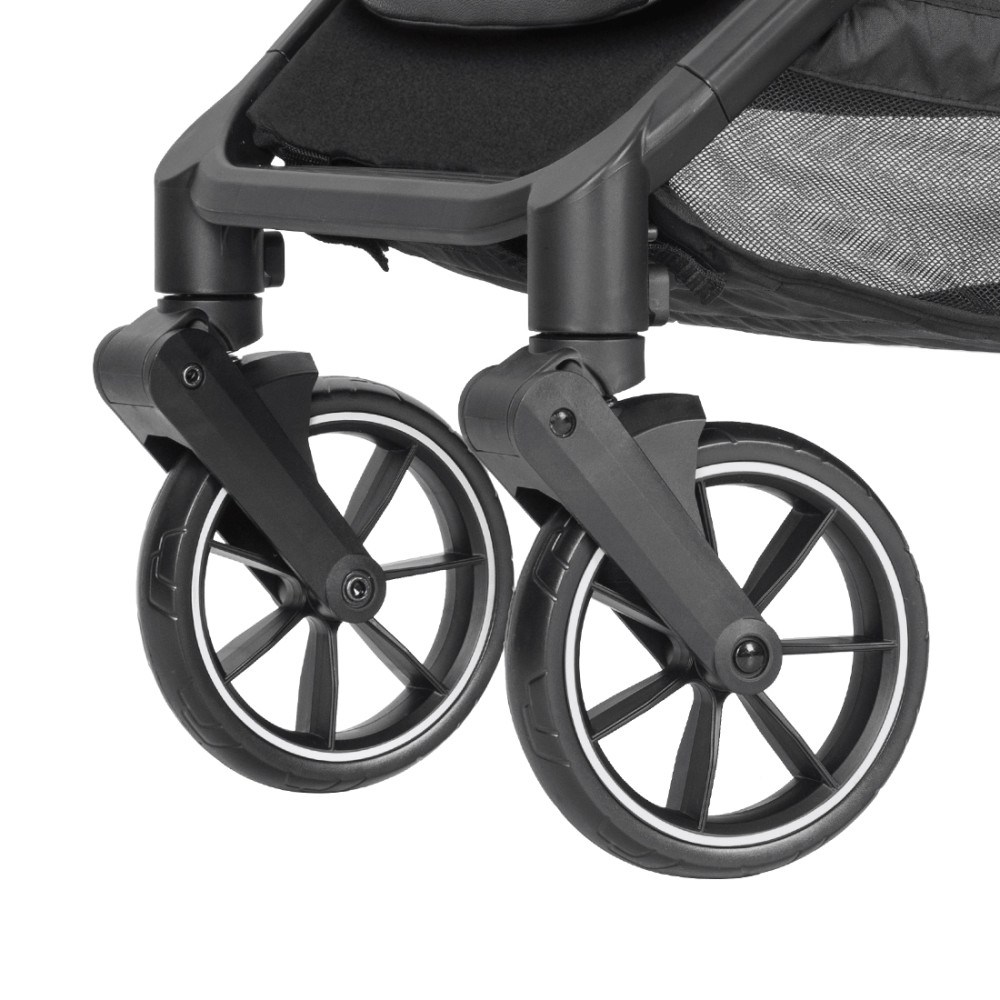 Carrello Forza CRL-5535 - легка прогулянкова коляска з автоматичним складанням, стильний міський візок • Espresso Black