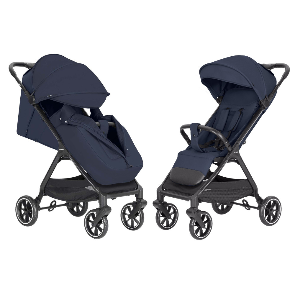 Carrello Forza CRL-5535 - легка прогулянкова коляска з автоматичним складанням, стильний міський візок • Aero Blue