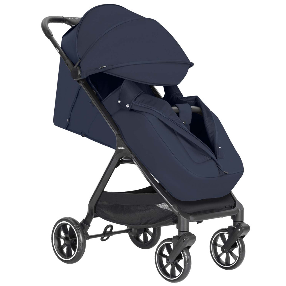 Carrello Forza CRL-5535 - легка прогулянкова коляска з автоматичним складанням, стильний міський візок • Aero Blue