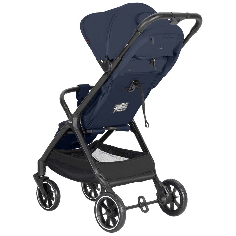 Carrello Forza CRL-5535 - легка прогулянкова коляска з автоматичним складанням, стильний міський візок • Aero Blue