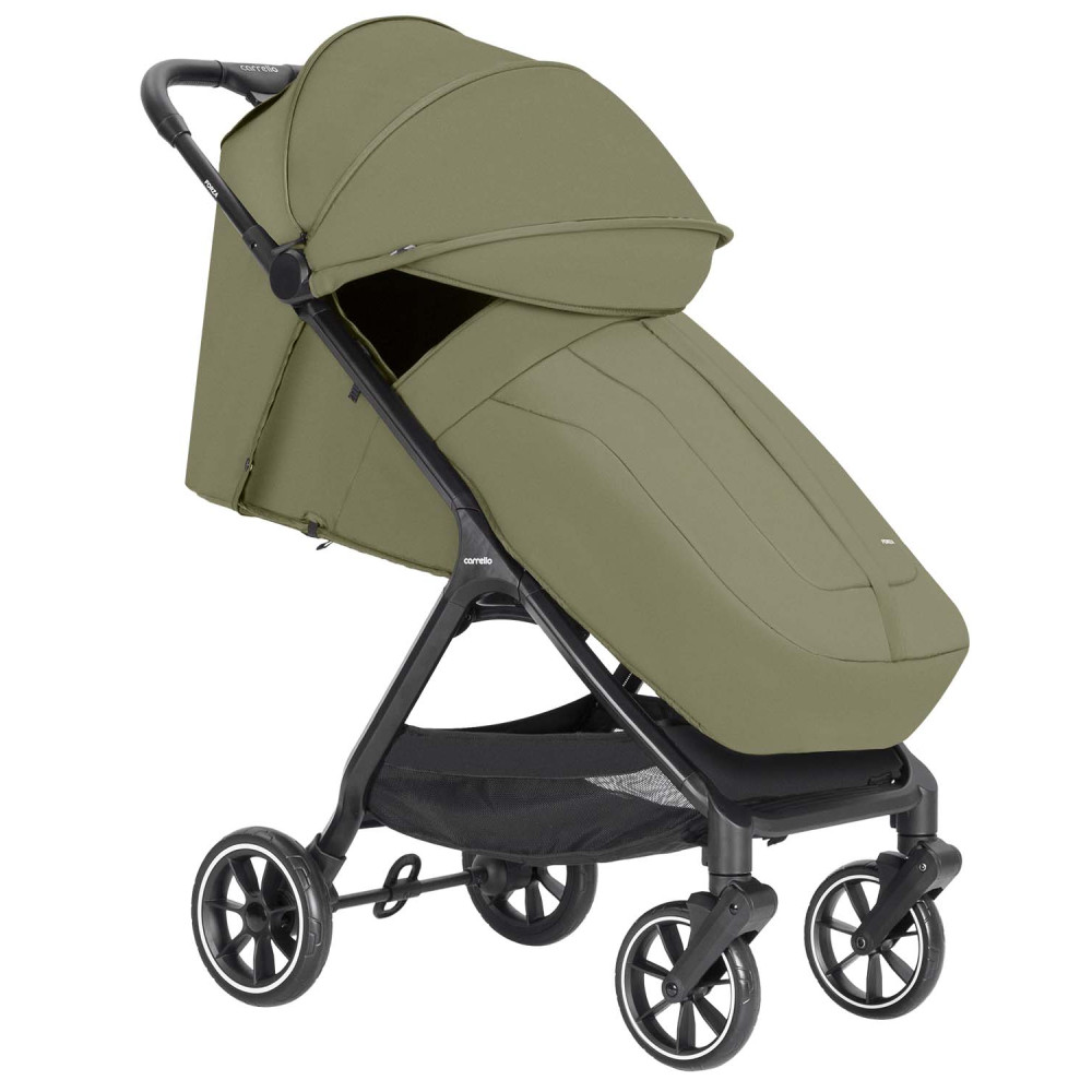 Carrello Forza CRL-5535 - легка прогулянкова коляска з автоматичним складанням, стильний міський візок • Lagoon Green