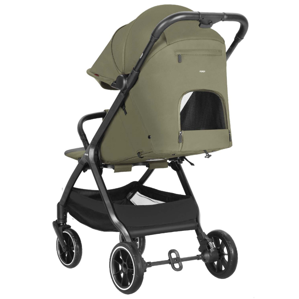 Carrello Forza CRL-5535 - легка прогулянкова коляска з автоматичним складанням, стильний міський візок • Lagoon Green