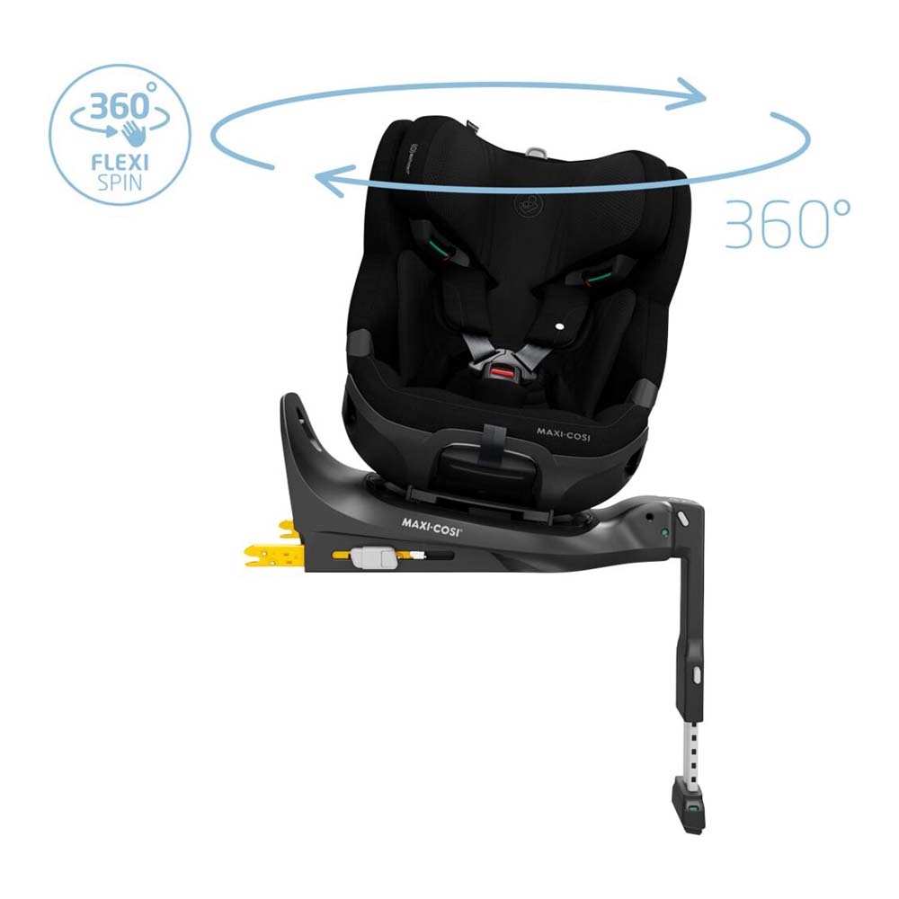 Maxi-Cosi Emerald 360 Pro - висувне, поворотне дитяче автокрісло (0 - 12років / 40 - 150 см / 0 - 36кг) • Authentic Black Maxi-Cosi Emerald 360 Pro - висувне, поворотне дитяче автокрісло (0 - 12років / 40 - 150 см / 0 - 36кг) • Authentic Black