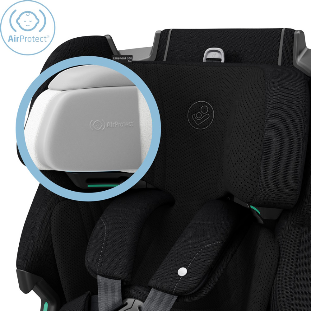 Maxi-Cosi Emerald 360 Pro - висувне, поворотне дитяче автокрісло (0 - 12років / 40 - 150 см / 0 - 36кг) • Authentic Black Maxi-Cosi Emerald 360 Pro - висувне, поворотне дитяче автокрісло (0 - 12років / 40 - 150 см / 0 - 36кг) • Authentic Black