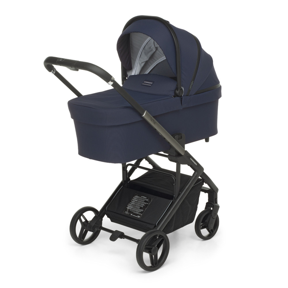 Foppapedretti TicToc - детская коляска 3в1 с автокреслом для новорожденного Disk Infant i-Size TicToc • Navy