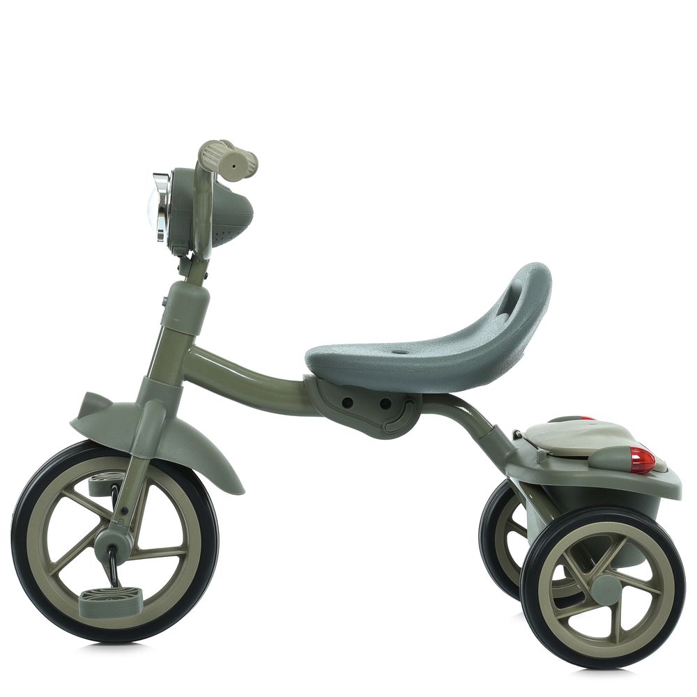 Turbo Trike MT 1037 - дитячий триколісний велосипед, музичне оформлення, ліхтарик • Grey