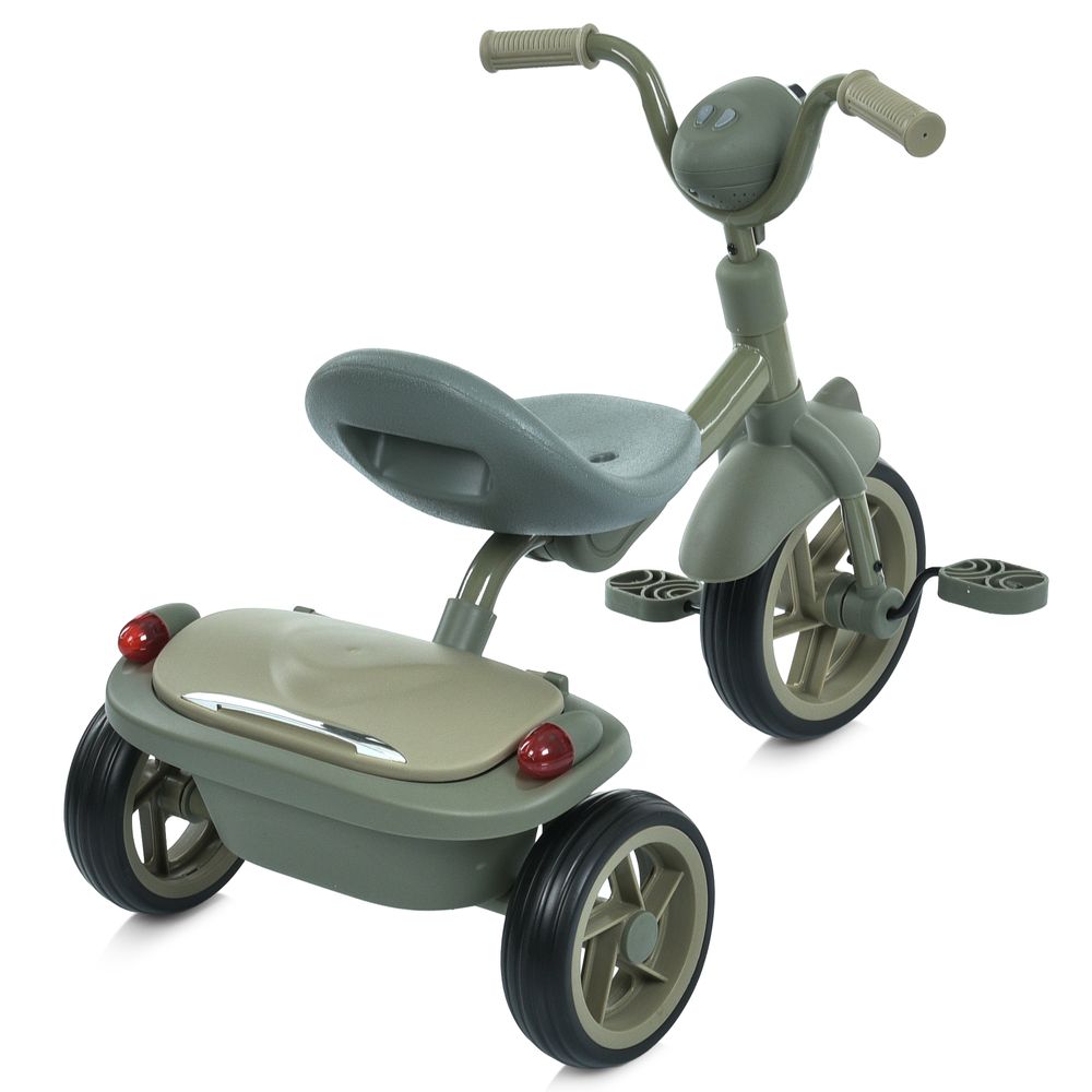 Turbo Trike MT 1037 - дитячий триколісний велосипед, музичне оформлення, ліхтарик • Grey