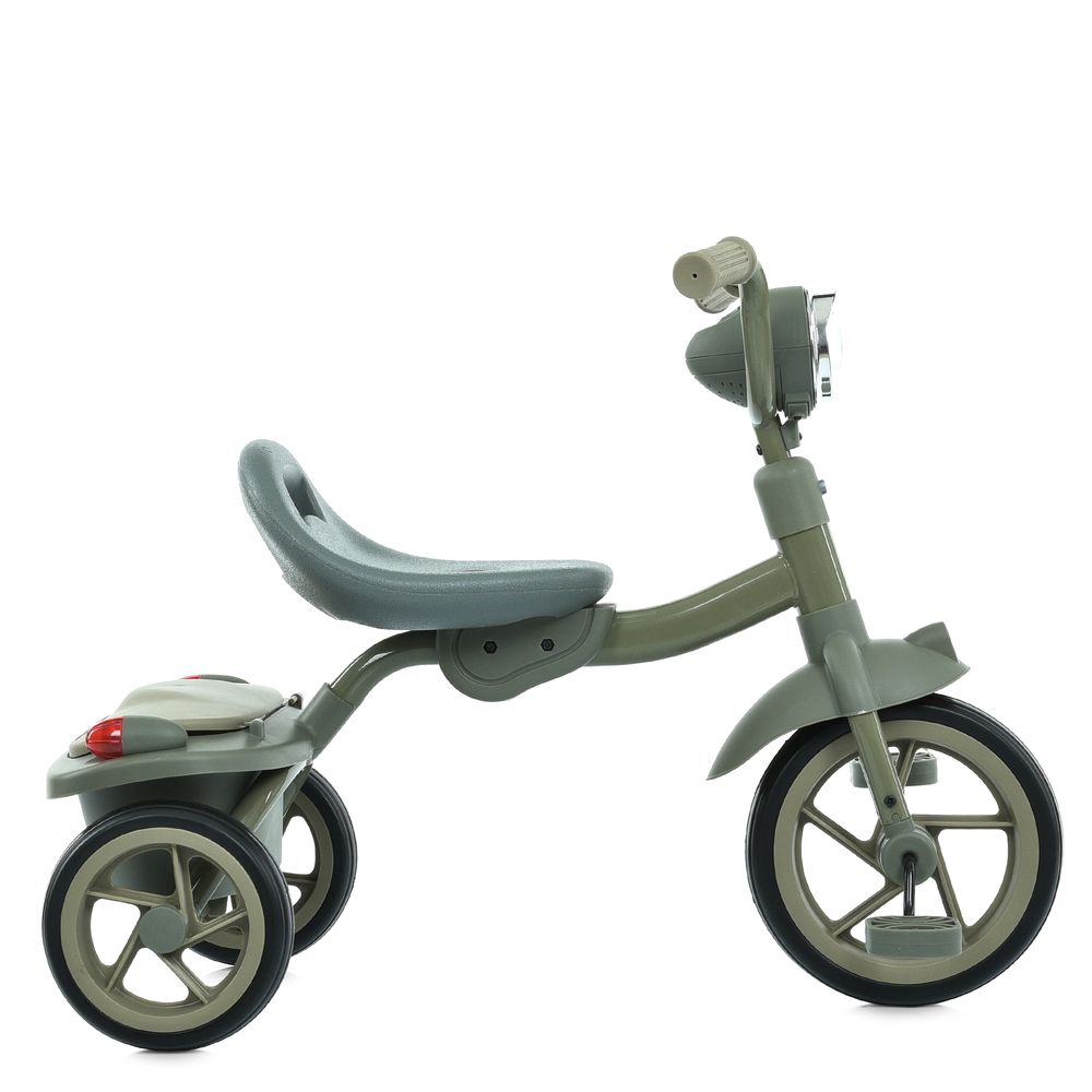 Turbo Trike MT 1037 - дитячий триколісний велосипед, музичне оформлення, ліхтарик • Grey