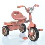 Turbo Trike MT 1037 - детский трехколёсный велосипед, музыкальное сопровождение, фонарик • Peach Fuzz