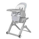 Carrello Alto CRL-10307 - стільчик для годування на коліщатках, шезлонг для немовля, функція гойдалки працює від мережі та батарейок, пульт ДК, дуга з іграшками, м'який вкладиш • Chrome Grey Carrello Alto CRL-10307 - стільчик для годування на коліщатках, шезлонг для немовля, функція гойдалки працює від мережі та батарейок, пульт ДК, дуга з іграшками, м'який вкладиш • Chrome Grey