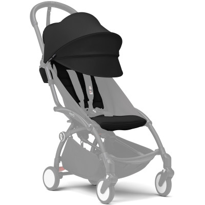 Stokke YOYO 6+ - змінний комплект текстилю для шасі YOYO³ (капюшон і сидіння) • Black