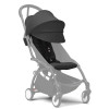 Stokke YOYO 6+ - комплект текстилю (капюшон, додаткова м'яка вкладка) • Black