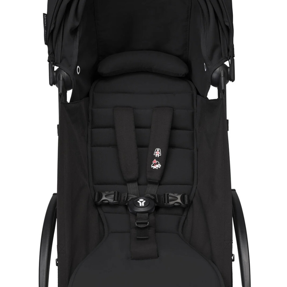 Stokke YOYO 6+ - комплект текстилю (капюшон, додаткова м'яка вкладка) • Black Stokke YOYO 6+ - комплект текстилю (капюшон, додаткова м'яка вкладка) • Black