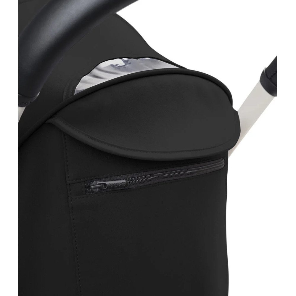 Stokke YOYO 6+ - комплект текстилю (капюшон, додаткова м'яка вкладка) • Black Stokke YOYO 6+ - комплект текстилю (капюшон, додаткова м'яка вкладка) • Black
