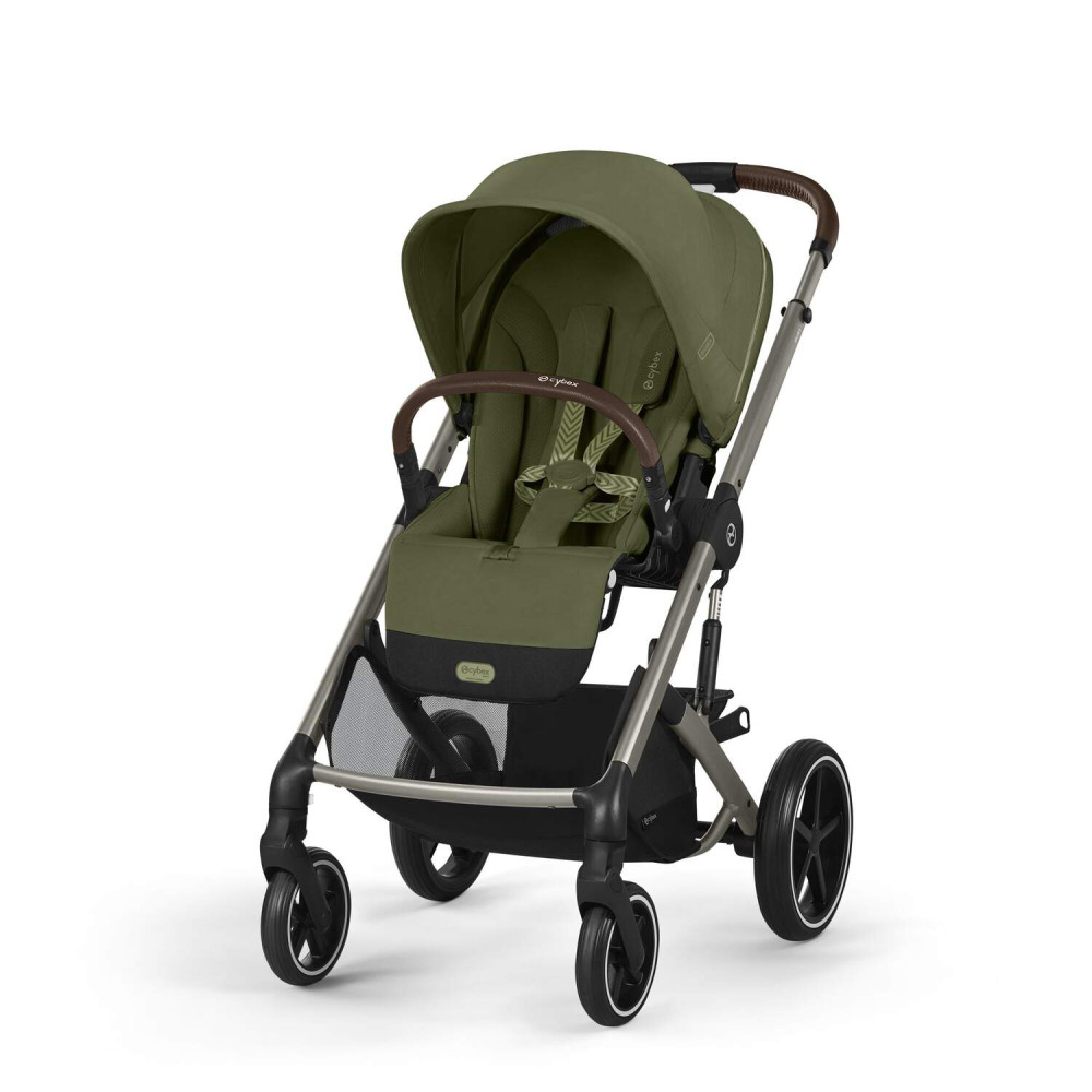 Cybex Balios S Lux 2025 - дитяча коляска 2в1, всесезонний візок, з великими колесами, телескопічне регулювання ручки, великий кошик до 10 кг • TPE Moss Green Cybex Balios S Lux 2025 - дитяча коляска 2в1, всесезонний візок, з великими колесами, телескопічне регулювання ручки, великий кошик до 10 кг • TPE Moss Green