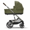 Cybex Balios S Lux 2025 - дитяча коляска 2в1, всесезонний візок, з великими колесами, телескопічне регулювання ручки, великий кошик до 10 кг • TPE Moss Green