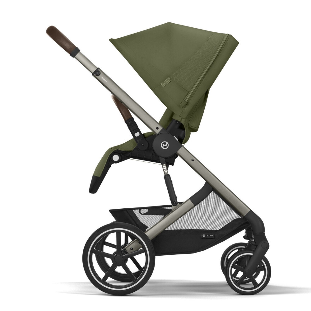 Cybex Balios S Lux 2025 - дитяча коляска 2в1, всесезонний візок, з великими колесами, телескопічне регулювання ручки, великий кошик до 10 кг • TPE Moss Green Cybex Balios S Lux 2025 - дитяча коляска 2в1, всесезонний візок, з великими колесами, телескопічне регулювання ручки, великий кошик до 10 кг • TPE Moss Green
