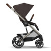 Cybex Balios S Lux 2025 - прогулочная коляска, всесезонная, с большими колесами, телескопическая регулировка ручки, большая корзина до 10 кг  • TPE Chocolate Brown
