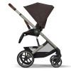 Cybex Balios S Lux 2025 - прогулочная коляска, всесезонная, с большими колесами, телескопическая регулировка ручки, большая корзина до 10 кг  • TPE Chocolate Brown