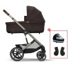 Cybex Balios S Lux - детская коляска 2 в 1, дождевик и адаптеры Balios S для автокресла в подарок • Chocolate Brown Cybex Balios S Lux - детская коляска 2 в 1, дождевик и адаптеры Balios S для автокресла в подарок • Chocolate Brown