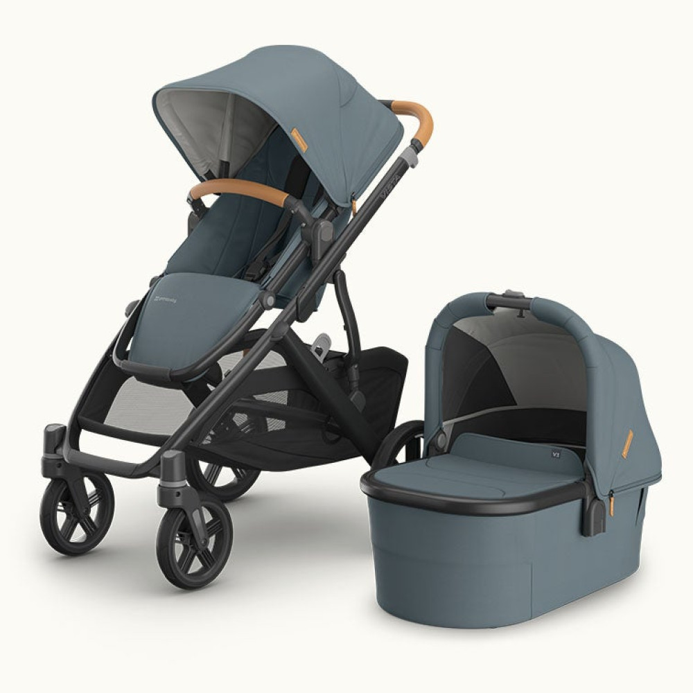 Uppababy Vista V3 - универсальная коляска 2 в 1, двойной и тройной режим, лёгкое складывание • Dillan