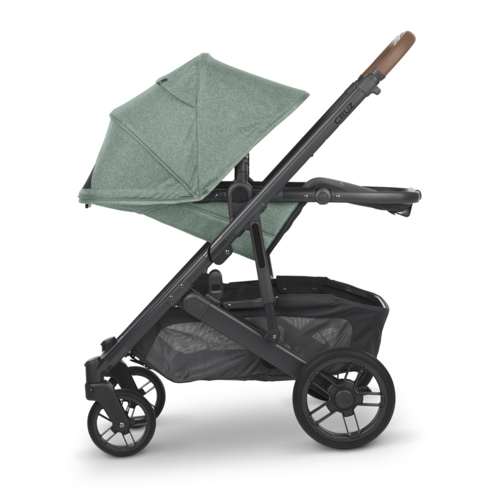 Uppababy Cruz V2 - прогулочная коляска, реверсивный блок, телескопическая ручка, большая корзина • Cruz