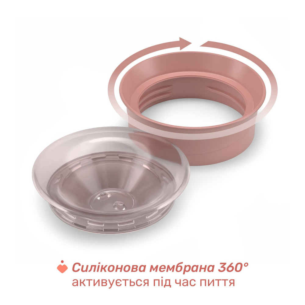Чашка пластиковая для питья Perfect Cup 200мл. от 12 месяцев (розовая) (06951.15)