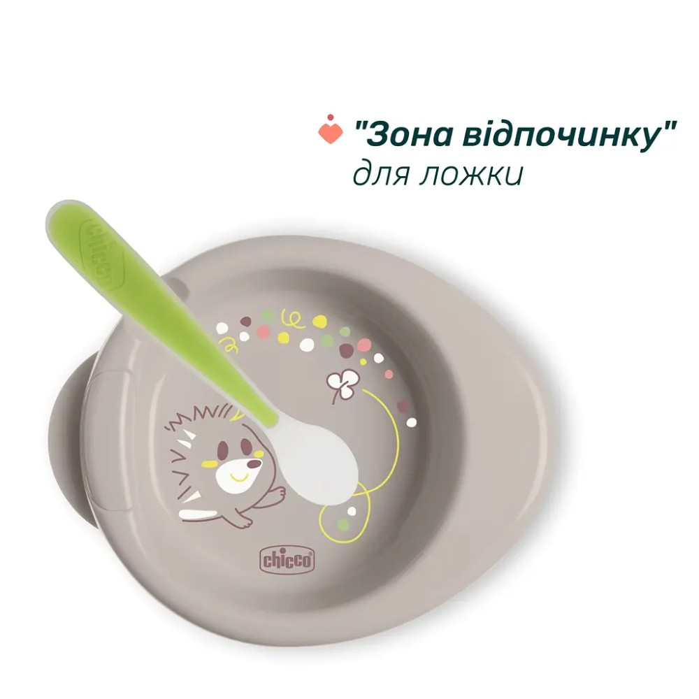 Термоустойчивая тарелка Chicco Warmy Plate голубой (16000.25)