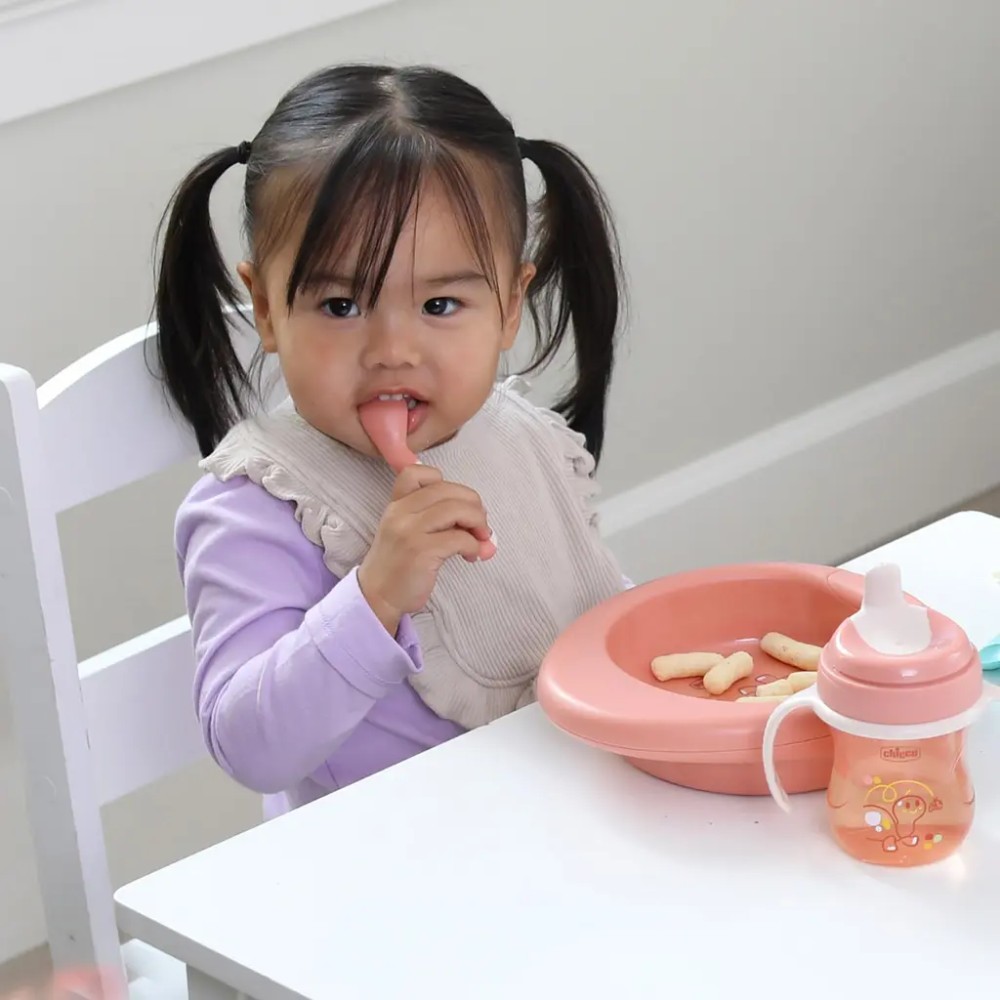 Термоустойчивая тарелка Chicco Warmy Plate голубой (16000.25)