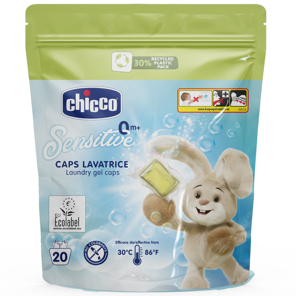 Капсулы для стирки Chicco Sensitive, 20 шт. (12097.00)